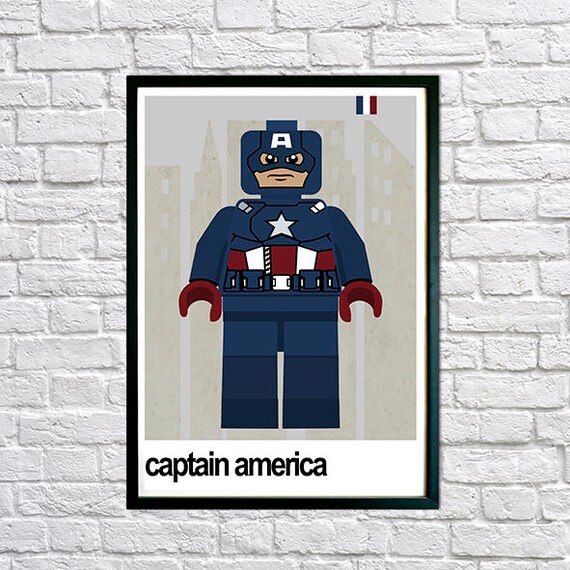 Superhero Wall Art Captain America Framed Print Superhero Wall Art Boys Bedroom Art Boys Room Prints Superhero Bedroom Kids Room Art