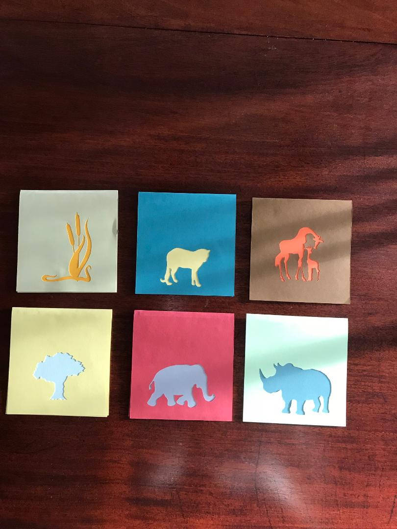 Handmade 3D Rhino Pop Up Birthday Card UK Seller 