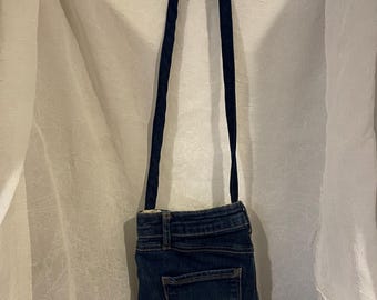 Crossbody denim bag