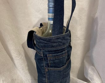 carrying bag for wine shaped bottles