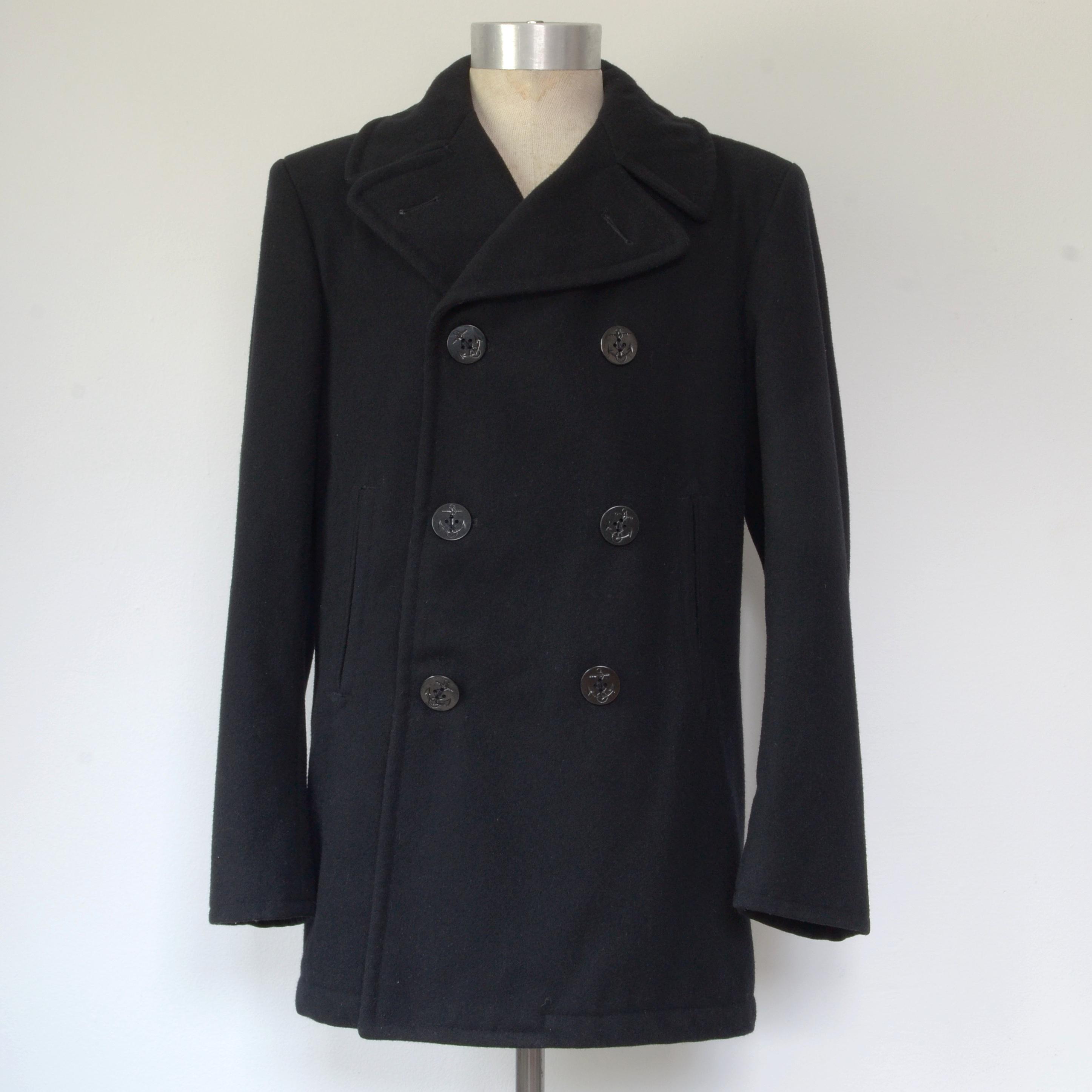 70S US NAVY ステンシル入り ピーコート ネイビー 36 il_fullxfull.7046641148_38jm.jpg