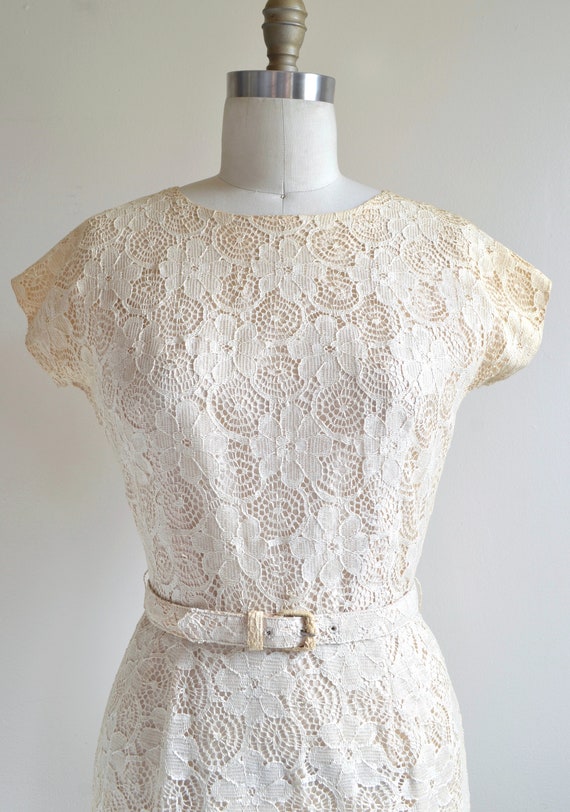 Vintage 1950s-60s || 'Sweet Briar' || Cream-Color… - image 3