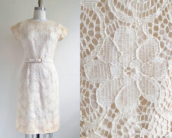 Vintage 1950s-60s || 'Sweet Briar' || Cream-Color… - image 1