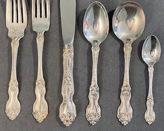 La Reine by Wallace - 74 Pieces of Sterling Silverware