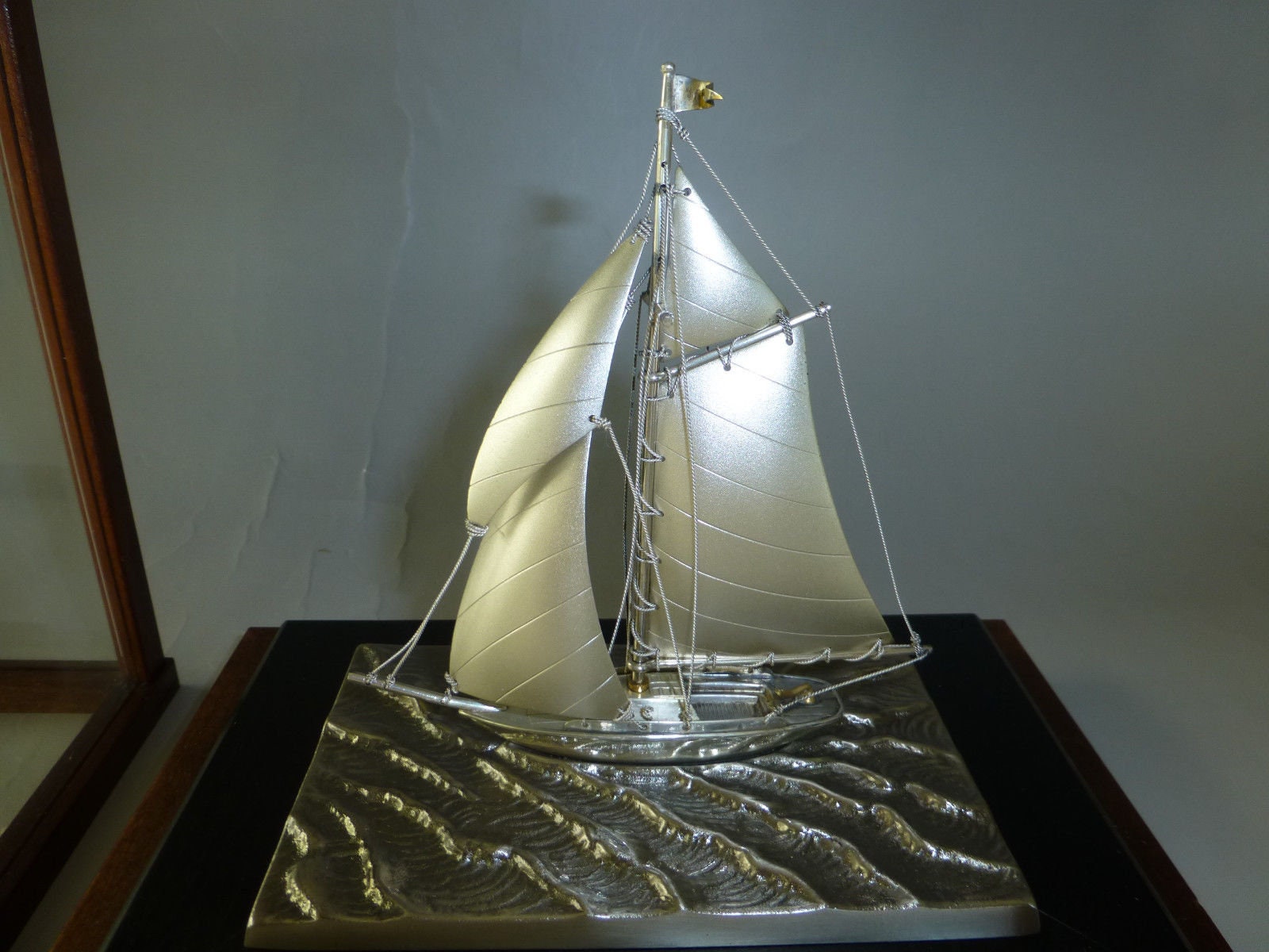 Magnificent Solid Sterling Silver Ship by Seki Takehiko