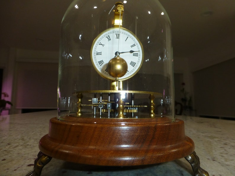 Vintage Briggs Rotary Pendulum Flying Ball Clock Germany Brass