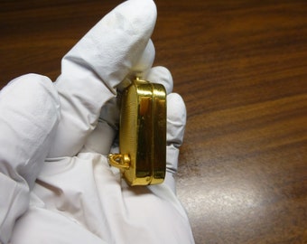 ヴィンテージ リュージュ スイス製オルゴールペンダント：金鍍金