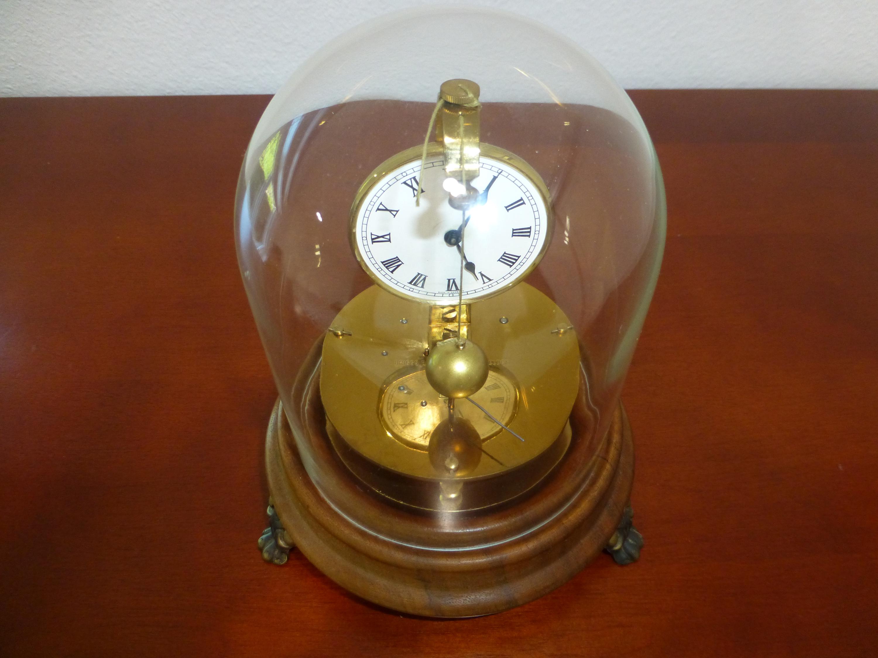 Vintage Briggs Rotary Pendulum Flying Ball Clock Germany Brass