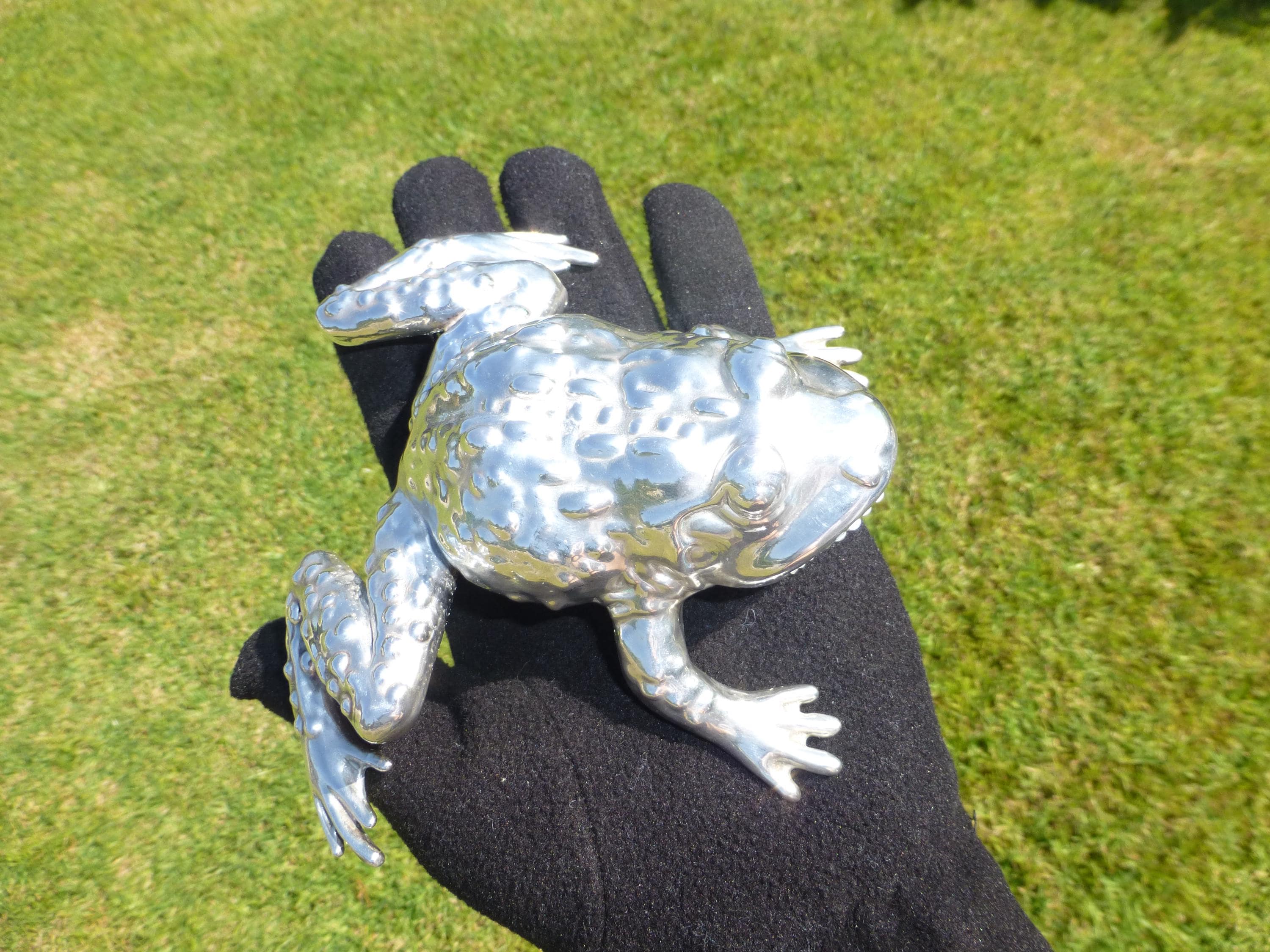 カントリーアーティスト スターリングシルバー カエル フロッグ 蛙 207g