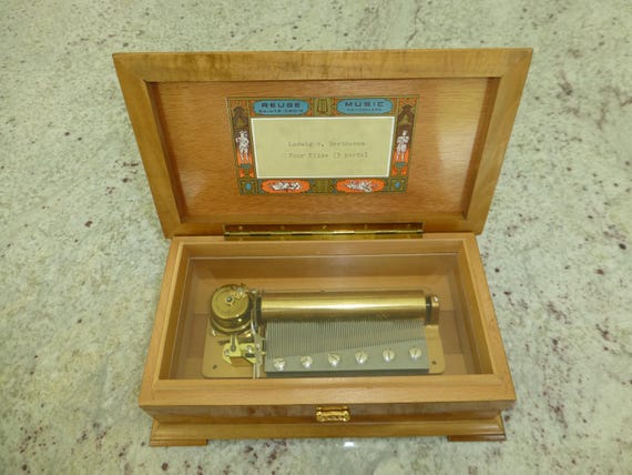 Vintage Swiss Reuge Music Box: Plays Beethoven's Pour Elise - Etsy
