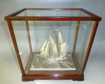Vintage Sterling Silver 999 Clipper Ship Frame by Takehiko Seki - Etsy