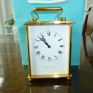 Rare Vintage Tiffany & Co Imhof Mechanical Alarm 8 Day Clock (Watch The Video)