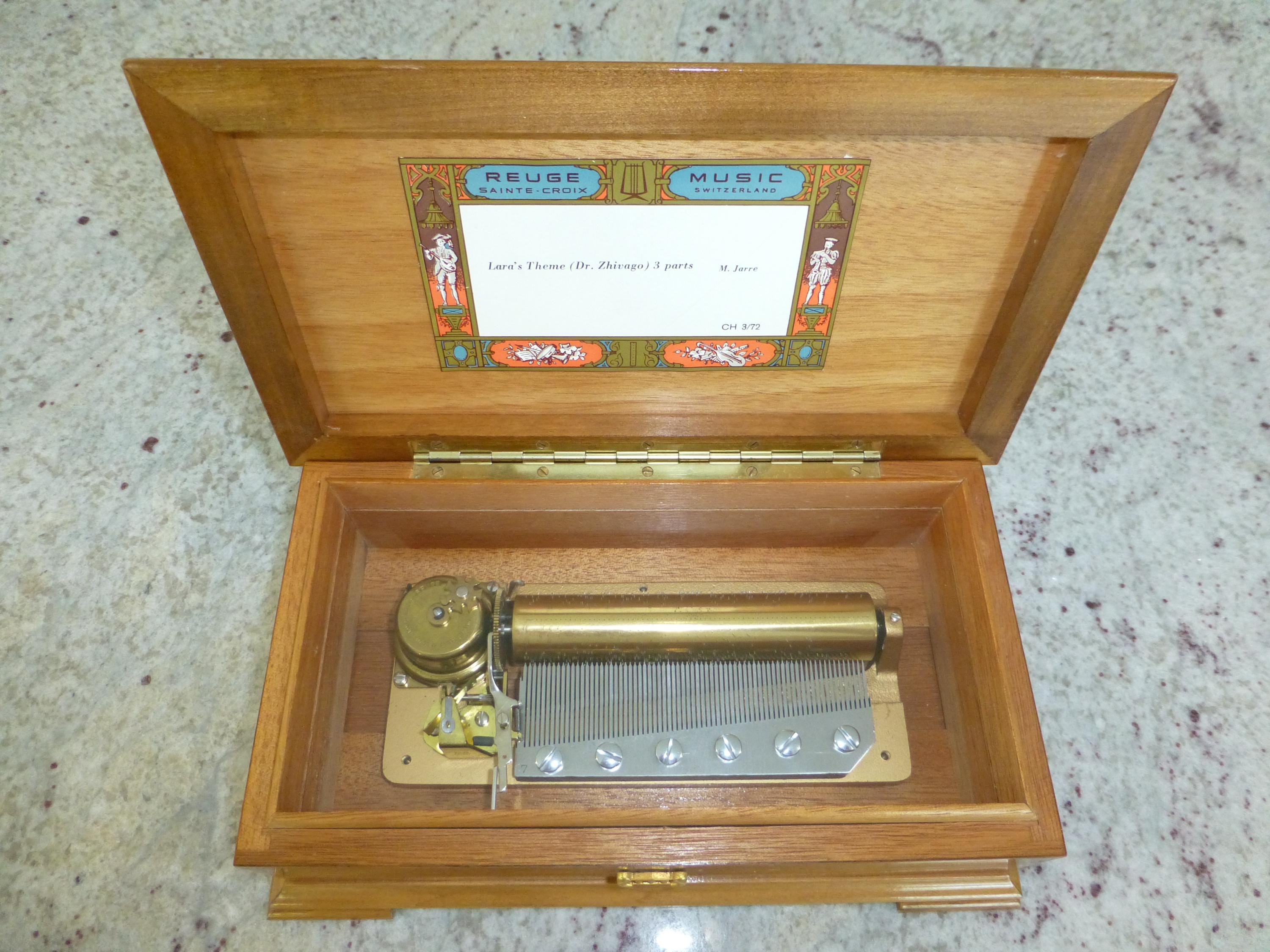 REUGE 72 ムーヴメント Reuge 72 Note Music Box - Etsy