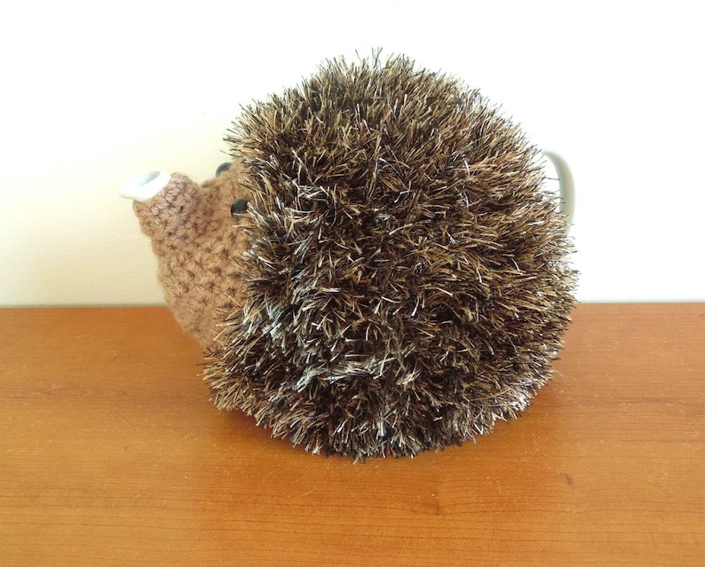 Hedgehog tea cosy, Great tea cozy in your kitchen, dining, handmade tea cosy, animal tea cosies, woodland animal tea cosy. hedgehog gifts image 4