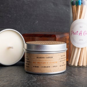 MRS WEASLEY&#39;S Cookies Candle | 50ml MINI Sample Bookish Candles Soy | Book Candles | Bookish Gift | Literary Gifts | Bookworm