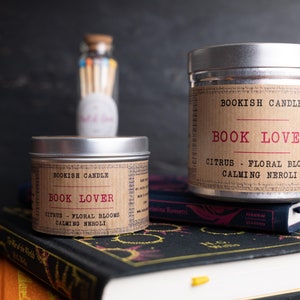 BOOK LOVER Candle Bookish Candles Soy Candle Book Candles Bookish Gift Literary Gifts Book Lovers image 5