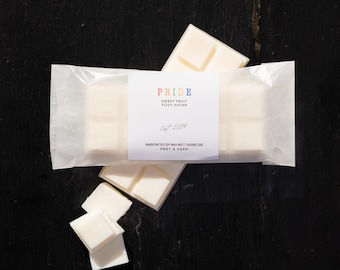 PRIDE Soy Snap Bar | Diversity Wax Melts 50g | Scented Soy Wax Melts | Wax Tarts | Rainbow Melts | Pride Flag