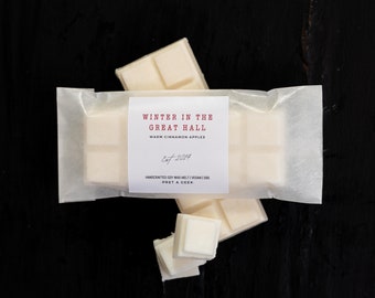 WINTER In The GREAT HALL Soy Snap | Bookish Wax Melts 50g | Snap Bar Melts | Book Lover Gifts | Literary Gifts | Christmas Wax Melts