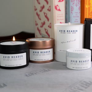 AVID READER Soy Candle • Literary • Book Lover Gift • Bookish Candles • Artisan image 2