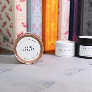 AVID READER Soy Candle • Literary • Book Lover Gift • Bookish Candles • Artisan image 10