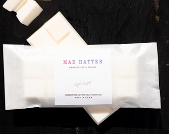 MAD HATTER Soy Snap Bar | Bookish Wax Melts 50g | Soy Wax Melts | Book Lover Gifts | Alice In Wonderland