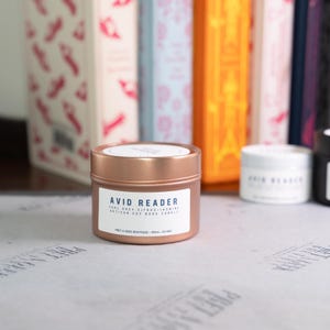AVID READER Soy Candle • Literary • Book Lover Gift • Bookish Candles • Artisan image 11