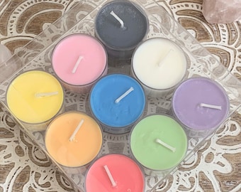 Soy Tea Lights, Soy Tea Candles, Witchy Candle Set