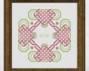Celtic Wedding Sampler Cross Stitch Pattern (PDF Download)