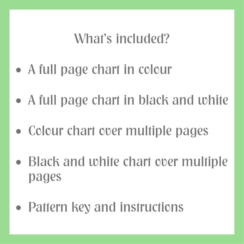K&ouml;nnte beinhalten: Was ist enthalten? Ein einseitiges Diagramm in Farbe, ein einseitiges Diagramm in Schwarzwei&szlig;, ein mehrseitiges Farbdiagramm, ein mehrseitiges Schwarzwei&szlig;diagramm, ein Musterschl&uuml;ssel und Anweisungen.