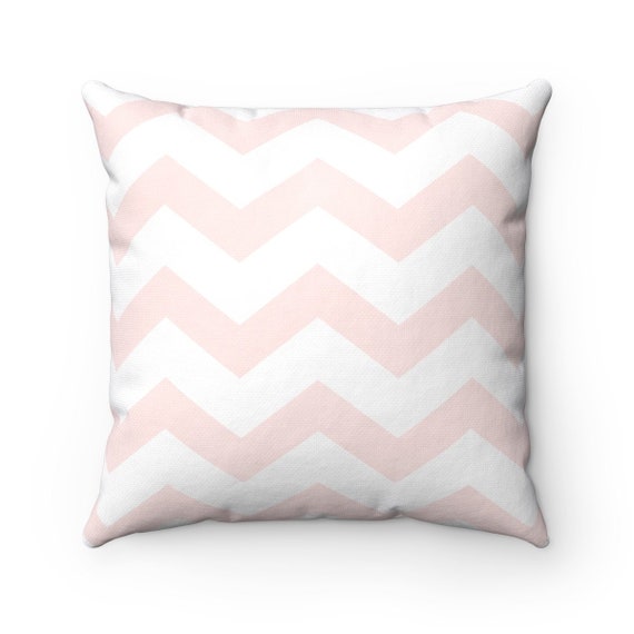 Pink Chevron Throw Pillows Baby Pink Throw Pillow Modern Etsy
