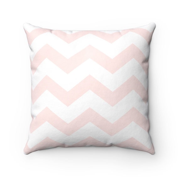 Pink Chevron Throw Pillows Baby Pink 