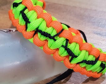 Wrist Lanyard for Archery Release - Barbed Cobra Weave - Paracord - You Pick Colors!