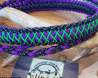 Binocular Lanyard - Cobra with Microstitched Xs Weave - Paracord - You Pick Colors!