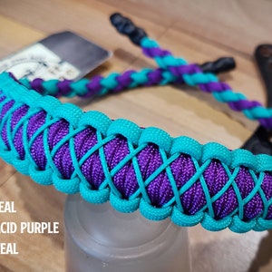 Bow Wrist Sling - Cobra with Micro Stitched Xs Weave - Archery - Paracord - You Pick Colors!