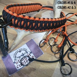 Game Tote with Metal Rings - Duck Tote - Paracord - You Pick Colors!