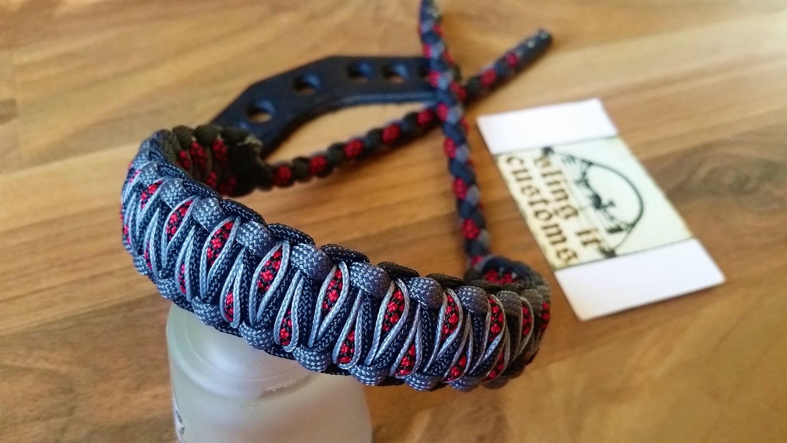 Bow Wrist Sling Stitched Solomon Weave Archery Paracord | Etsy