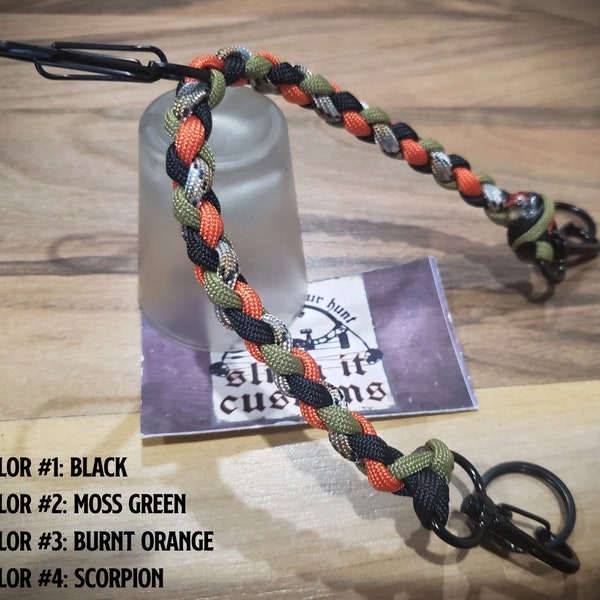 Short Binocular Lanyard - Round Braid Weave - Paracord - You Pick Colors!