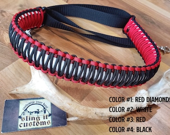 Adjustable Cooler/Lunchbox Sling - Double Cobra Weave - Paracord - You Pick Colors!