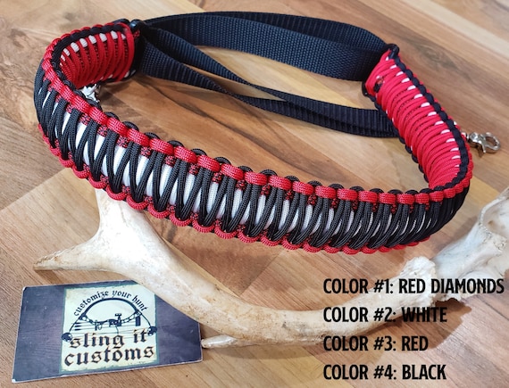 Adjustable Cooler/Lunchbox Sling - Double Cobra Weave - Paracord - You Pick Colors!