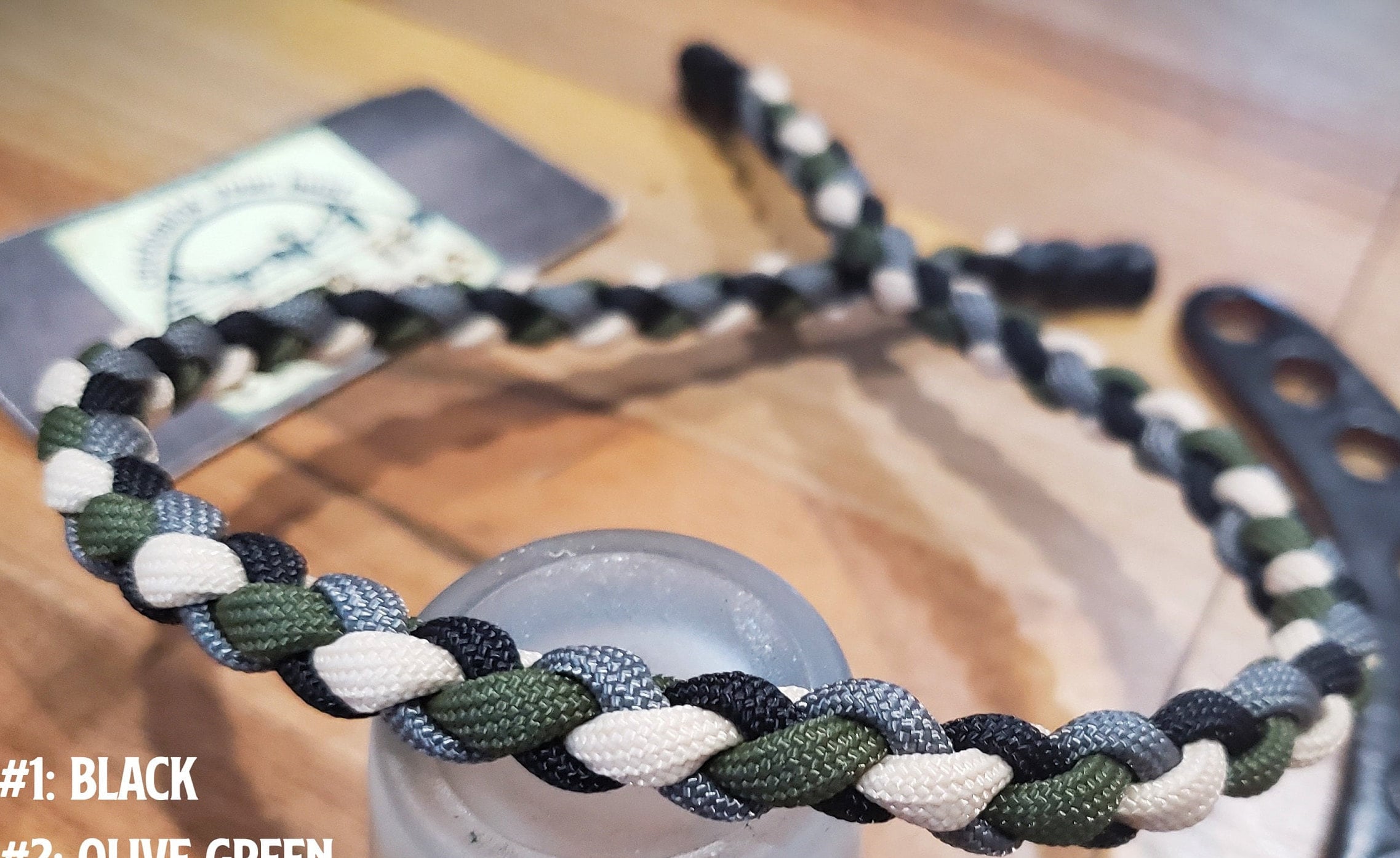 Bow Wrist Sling - Round Braid Weave - Archery - Paracord - You Pick Colors!