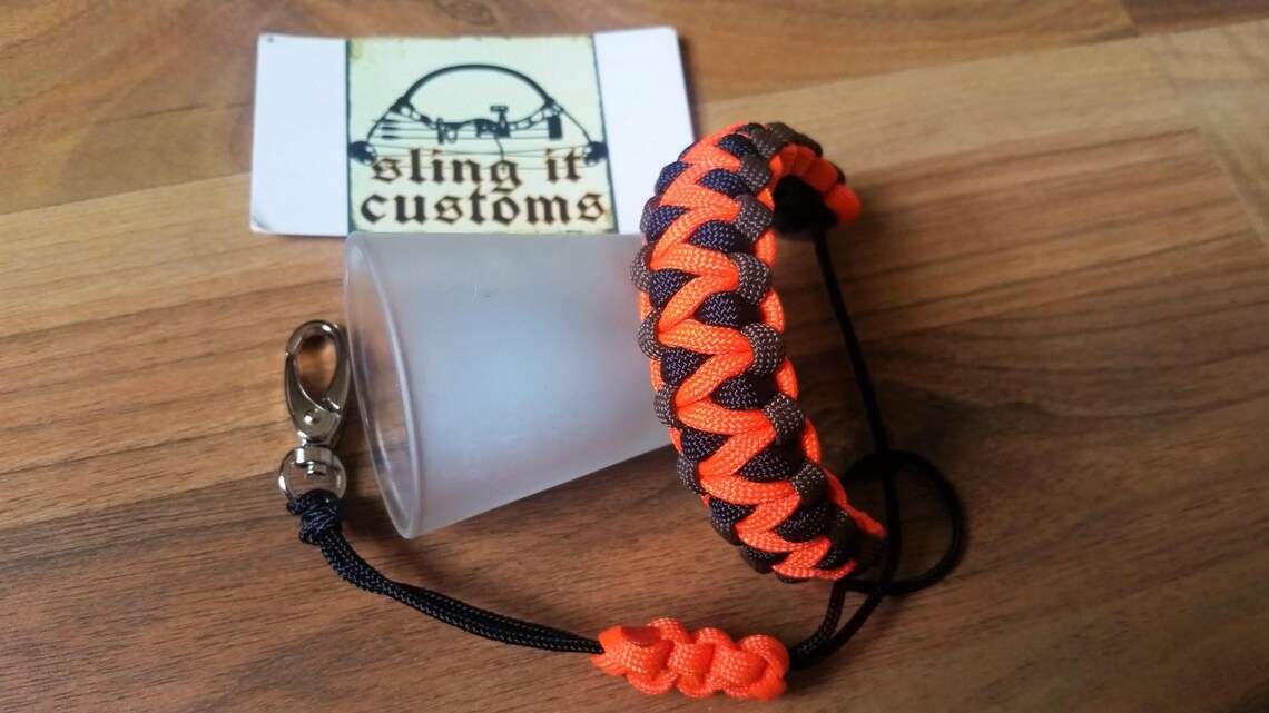 Wrist Lanyard for Archery Release Solomon Weave Paracord Etsy
