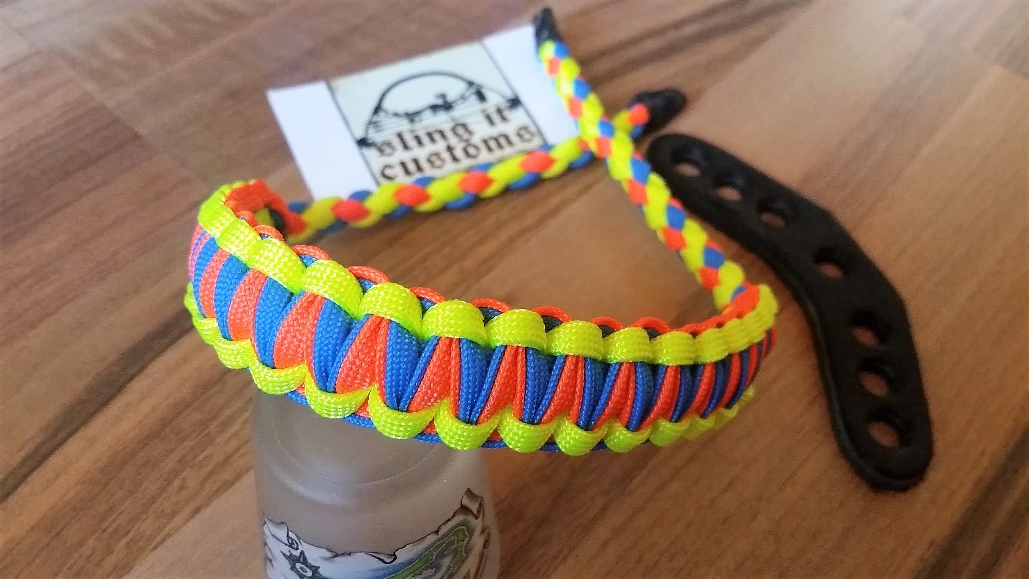 Bow Wrist Sling Twisted Cobra Weave Archery Paracord Etsy