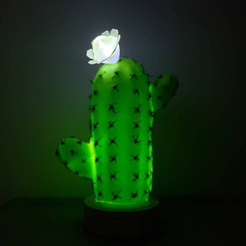 Saguaro Cactus Lamp Sculpture