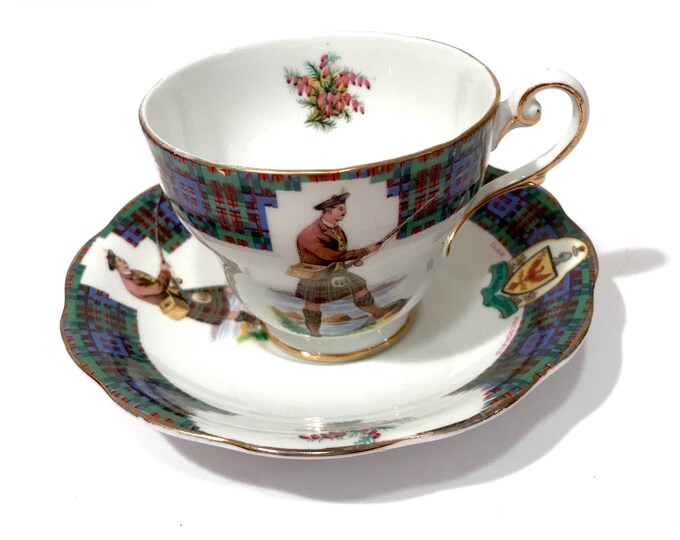 Royal Standard Tea Cup and Saucer Clan Macdonald Scottish Etsy