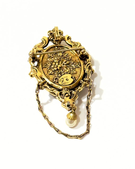 Original By Robert Brooch, Victorian Revival Pear… - image 5