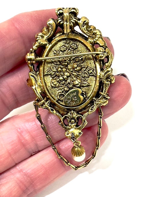 Original By Robert Brooch, Victorian Revival Pear… - image 7