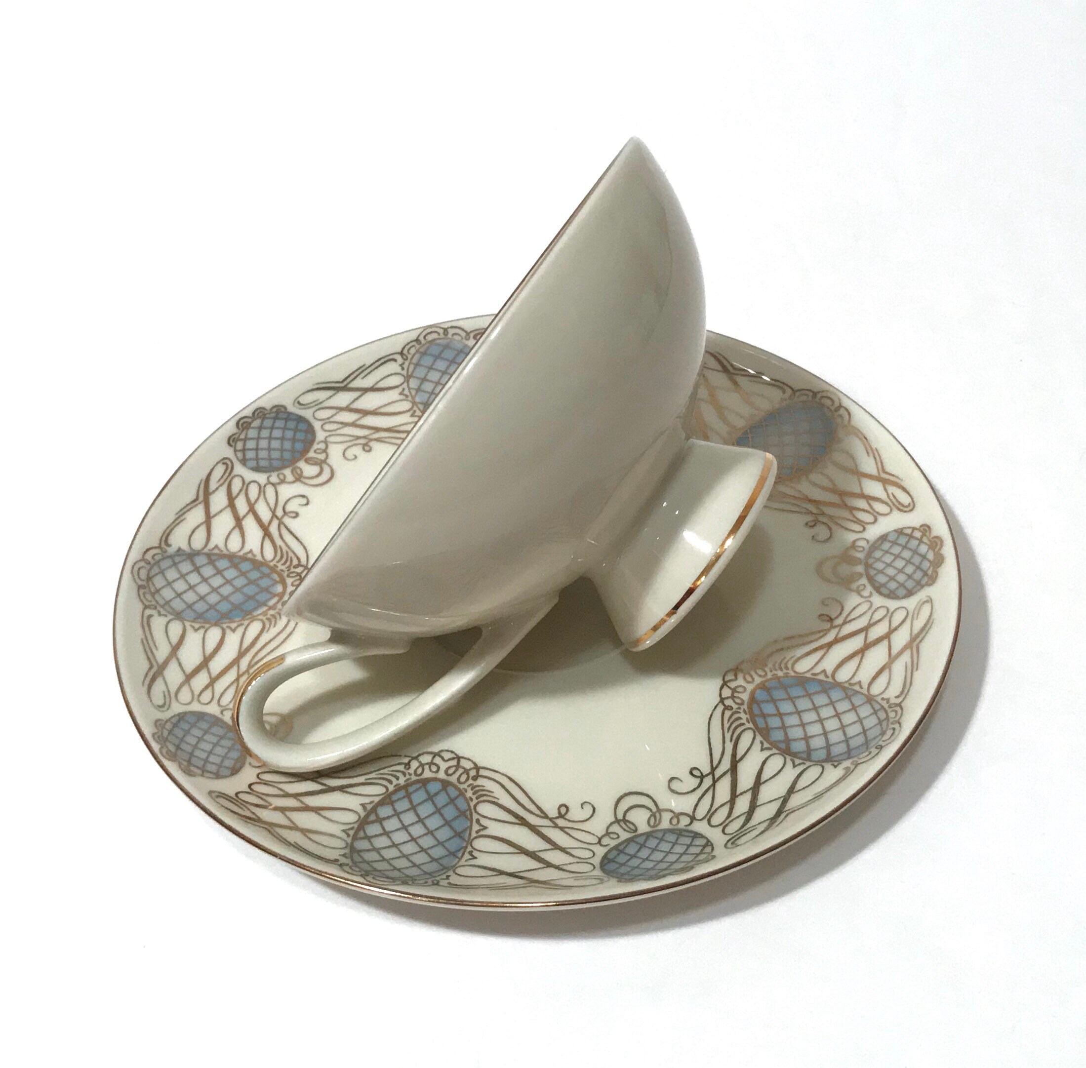 Alka Bavaria Tea Cup Trio Tea Cup Saucer And Dessert Plate Etsy