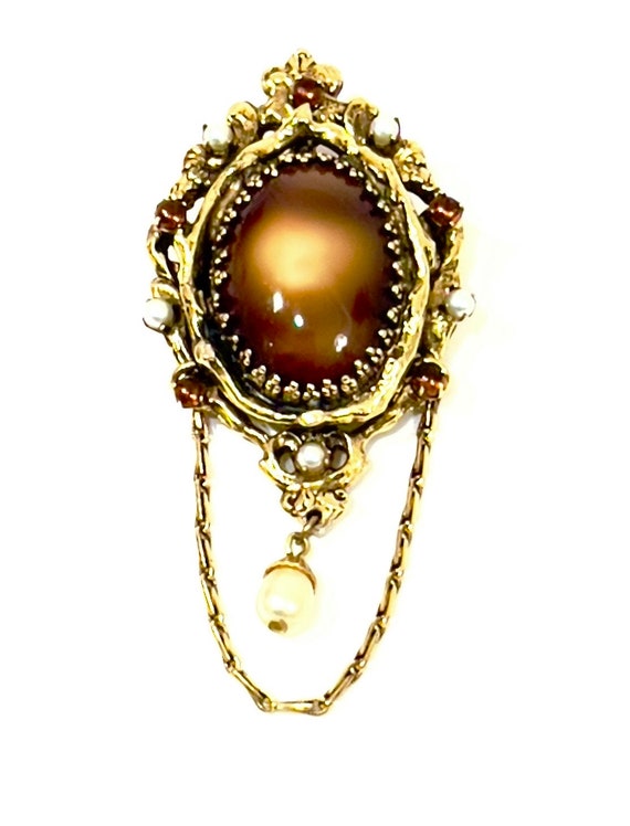 Original By Robert Brooch, Victorian Revival Pear… - image 6