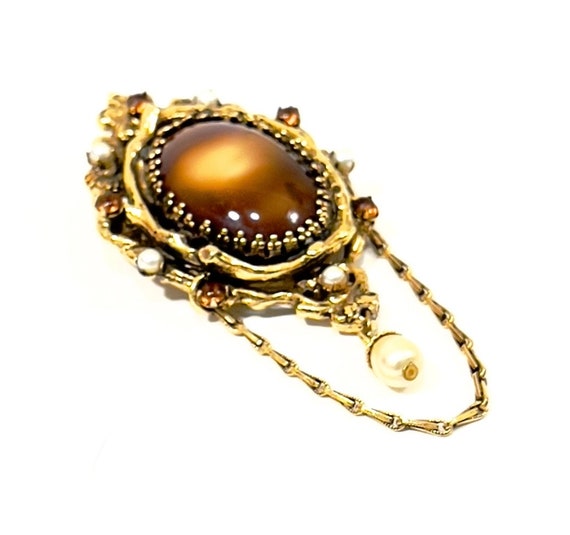 Original By Robert Brooch, Victorian Revival Pear… - image 9