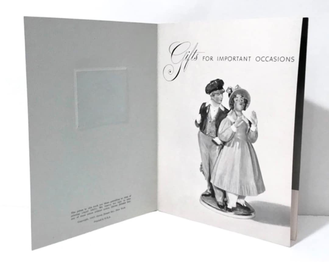 RARE Jensen Sterling Silver Catalogue, Antique 1940's Brochure